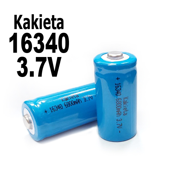 Kakieta Акумулаторна Батерия 16340 680mAh 3.7V Li-ion Aкумулаторна батерия 16340, CR123A, CR123 Li-Ion 3.7V