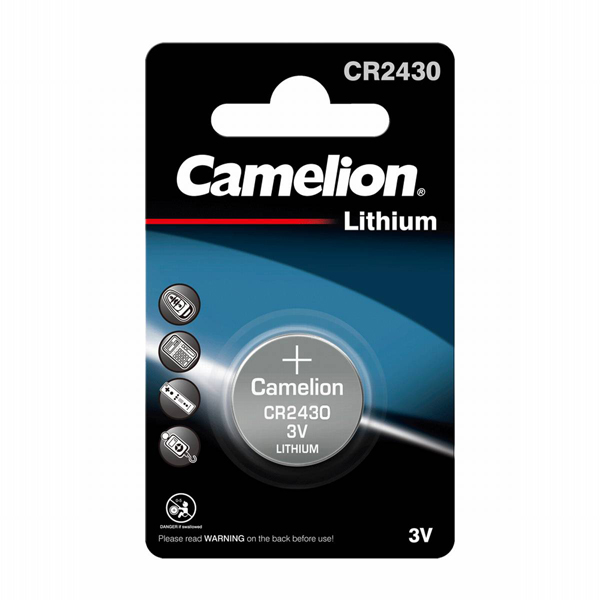 Батерия CAMELION CR2430, DL2430, BR2430 3V Батерия CAMELION CR2430, DL2430, BR2430 3V