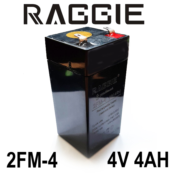 Акумулаторна батерия 4V 4Ah 4V/4.0AH RAGGIE 2FM-4 батерия 4V/4.0AH 2FM-4