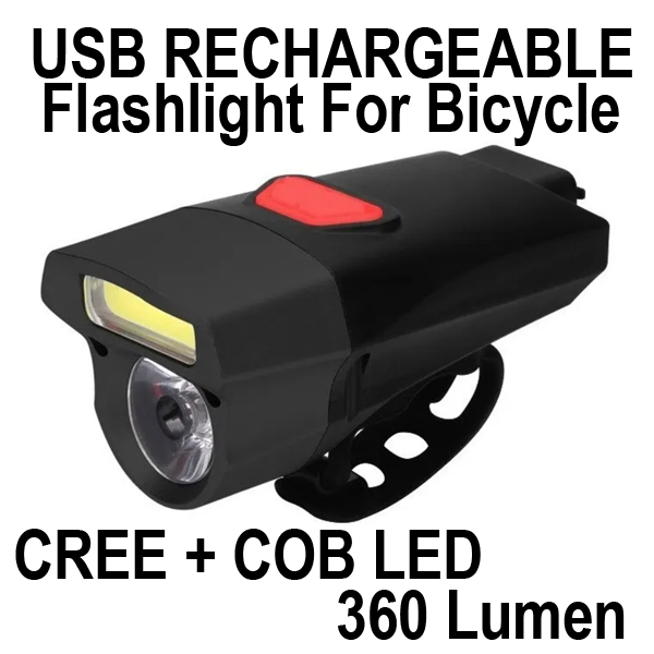  LED фенер за велосипед фeнер за колоездене 360 Lumen 10W COB