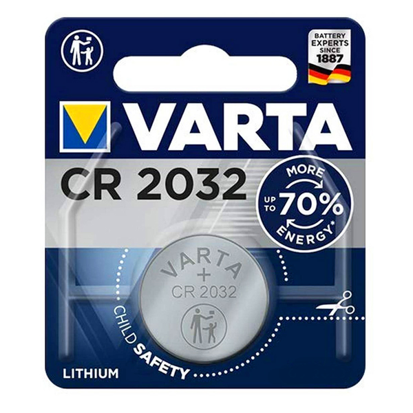Батерия VARTA Electronics CR2032 70% MORE POWER 230 mAh BR2032 , DL2032 , ECR2032 , KCR2032 , KL2032 ,