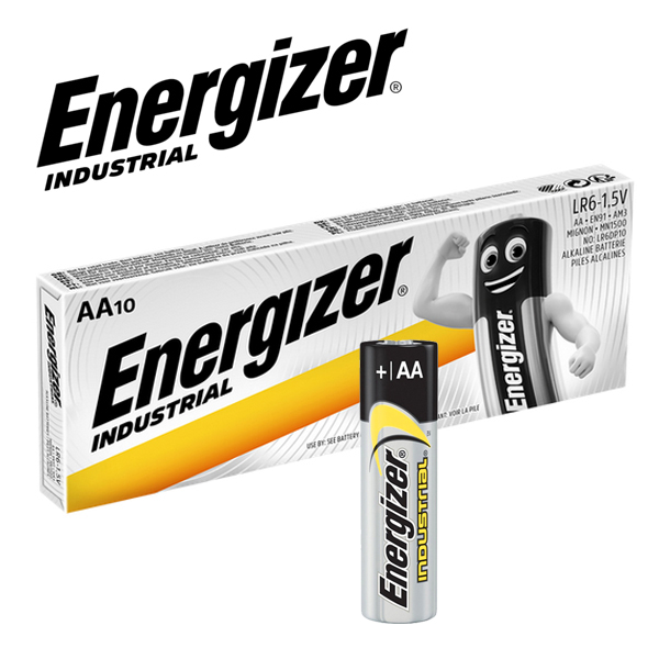 Energizer Industrial LR06 AA EN91 AM3 MIGNOM MN1500 1.5 V 10 броя батерии в кутия