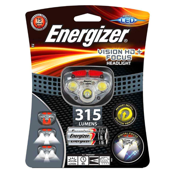 Челник Energizer Vision HD+ FOCUS 315 Lumens Челник Energizer Vision HD+ FOCUS 315 Lumens
