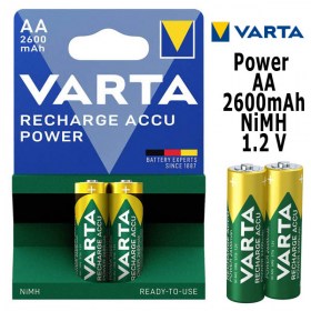 Акумулаторни батерии VARTA Recharge Accu Power 2600 mAh AA 1.2V NiMH