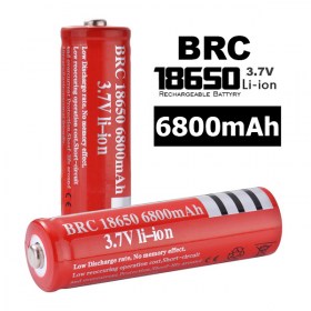 Батерия UltraFire BRC 18650 6800mAh 3.7V Rechargeable Li-ion Battery Large Capacity Red