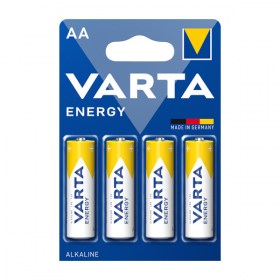 Алкални батерии Varta Energy AA LR6 Made in Germany VARTA Alkaline Energy са идеалните батерии за стандартни приложения, които се използват постоянно Аналог на: LR06 , AA , LR6 , A