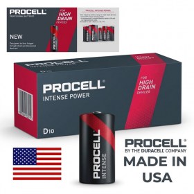 Алкална батерия D LR20 Duracell Procell Intense 1.5V
